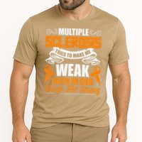 Multiple Sclerosis Tries To Make Me Weak Faith In God Performance Shirt
