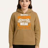 Multiple Sclerosis Tries To Make Me Weak Faith In God Hoodie