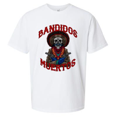 Mexican Skull Tequila Bandito Cool Skeleton Charro Gift Idea Sueded Cloud Jersey T-Shirt