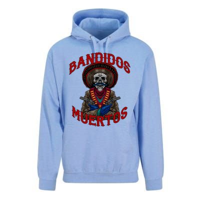 Mexican Skull Tequila Bandito Cool Skeleton Charro Gift Idea Unisex Surf Hoodie