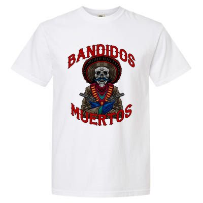 Mexican Skull Tequila Bandito Cool Skeleton Charro Gift Idea Garment-Dyed Heavyweight T-Shirt