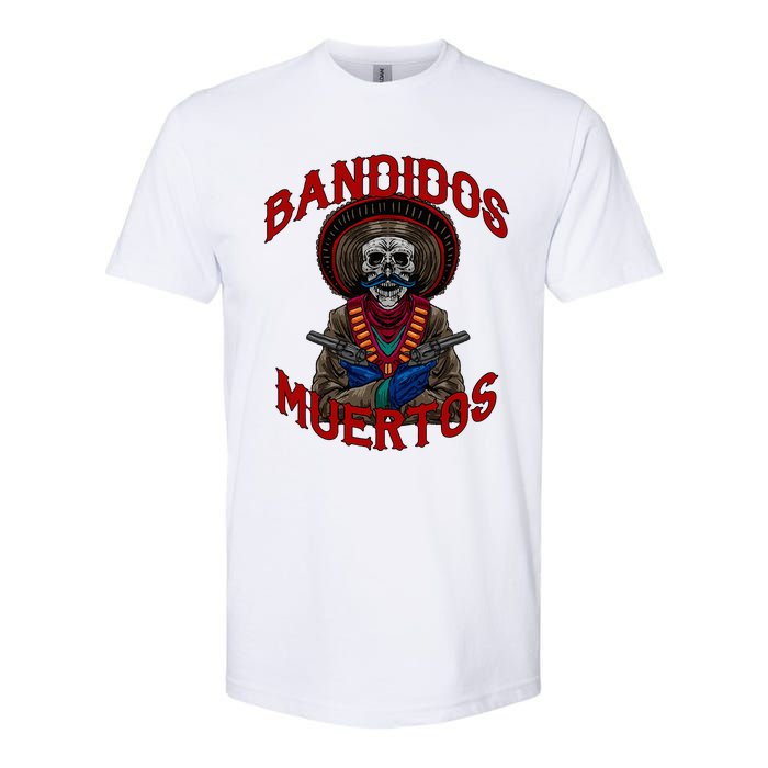 Mexican Skull Tequila Bandito Cool Skeleton Charro Gift Idea Softstyle CVC T-Shirt