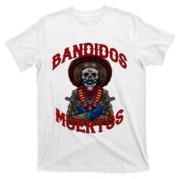 Mexican Skull Tequila Bandito Cool Skeleton Charro Gift Idea T-Shirt