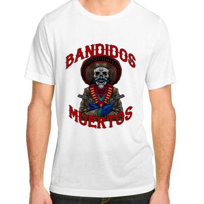 Mexican Skull Tequila Bandito Cool Skeleton Charro Gift Idea Adult ChromaSoft Performance T-Shirt