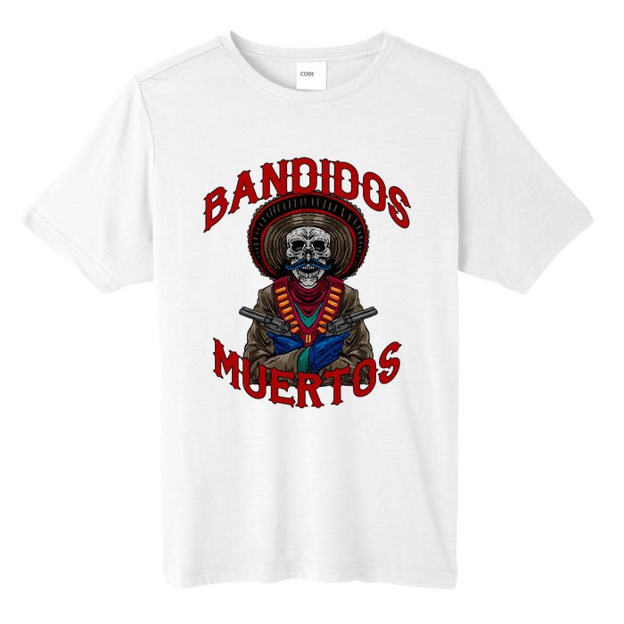 Mexican Skull Tequila Bandito Cool Skeleton Charro Gift Idea Tall Fusion ChromaSoft Performance T-Shirt