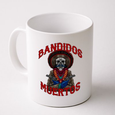 Mexican Skull Tequila Bandito Cool Skeleton Charro Gift Idea Coffee Mug