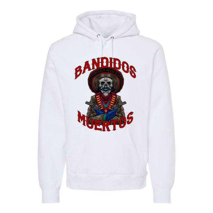 Mexican Skull Tequila Bandito Cool Skeleton Charro Gift Idea Premium Hoodie