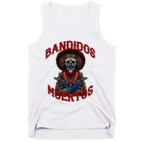 Mexican Skull Tequila Bandito Cool Skeleton Charro Gift Idea Tank Top