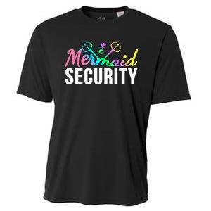 Mermaid Security Tees Boys Swimmer Dad Merdad Trident Cooling Performance Crew T-Shirt