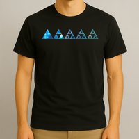 Math Sierpinski Triangles Fractal Geometry Mathematics T-Shirt