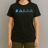 Math Sierpinski Triangles Fractal Geometry Mathematics T-Shirt
