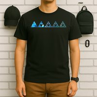 Math Sierpinski Triangles Fractal Geometry Mathematics T-Shirt