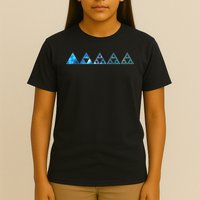 Math Sierpinski Triangles Fractal Geometry Mathematics T-Shirt