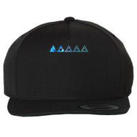 Math Sierpinski Triangles Fractal Geometry Mathematics Wool Snapback Cap