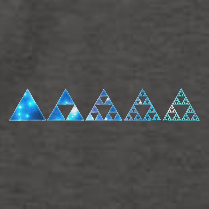 Math Sierpinski Triangles Fractal Geometry Mathematics Vector Backpack
