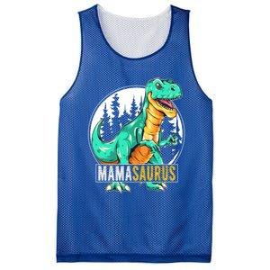 Mama Saurus T Rex Mothers Day Family Matching Gift Mesh Reversible Basketball Jersey Tank