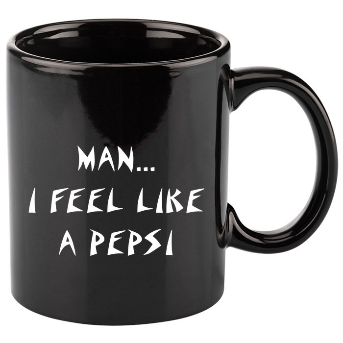 Methsyndicate Shaniacidal Twaindencies Man I Feel Like A Pepsi 11oz C Handle Ceramic Mug