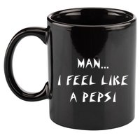 Methsyndicate Shaniacidal Twaindencies Man I Feel Like A Pepsi 11oz C Handle Ceramic Mug