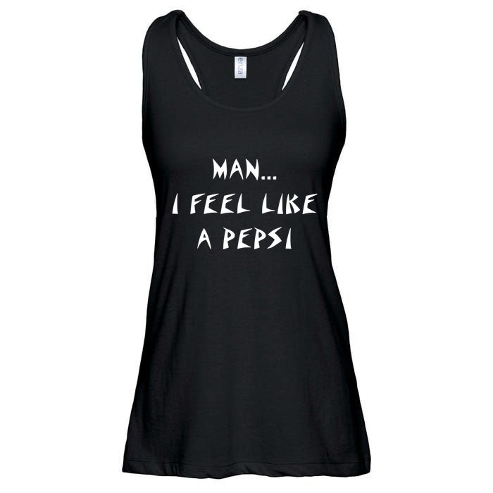 Methsyndicate Shaniacidal Twaindencies Man I Feel Like A Pepsi Ladies Essential Flowy Tank