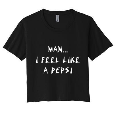 Methsyndicate Shaniacidal Twaindencies Man I Feel Like A Pepsi Crop Top