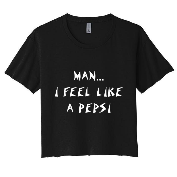 Methsyndicate Shaniacidal Twaindencies Man I Feel Like A Pepsi Crop Top