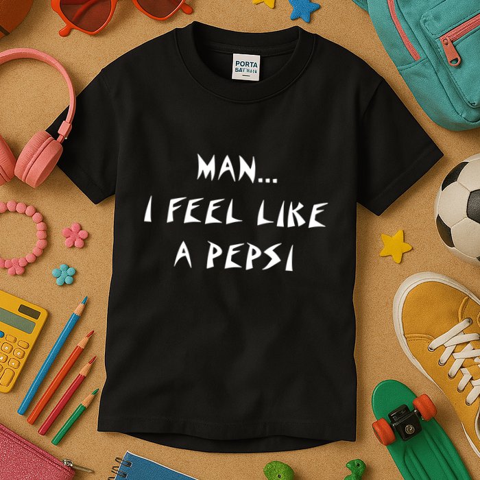 Methsyndicate Shaniacidal Twaindencies Man I Feel Like A Pepsi Kids T-Shirt
