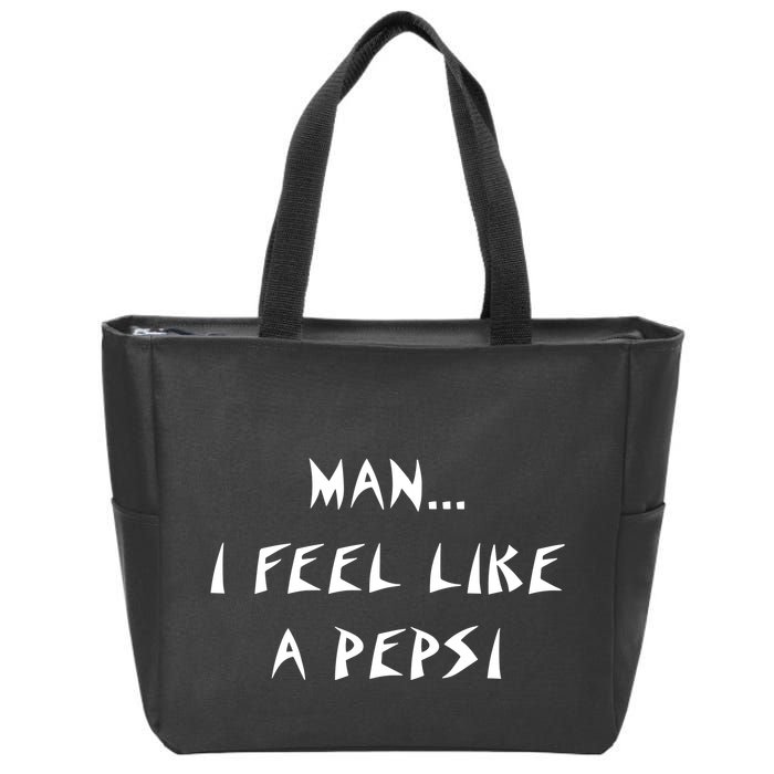 Methsyndicate Shaniacidal Twaindencies Man I Feel Like A Pepsi Zip Tote Bag