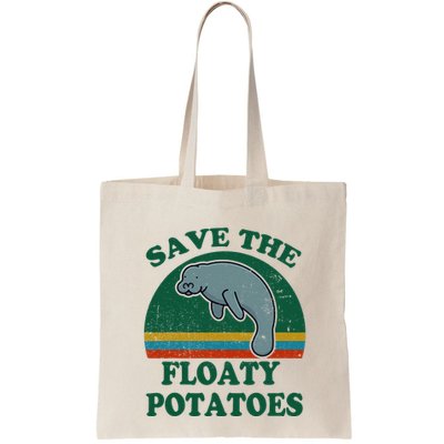 Manatee Save The Floaty Potatoes Funny Chubby Mermaid Bag