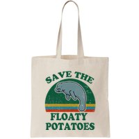 Manatee Save The Floaty Potatoes Funny Chubby Mermaid Bag