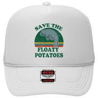 Manatee Save The Floaty Potatoes Funny Chubby Mermaid Trucker Hat