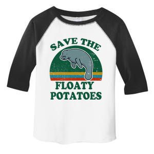 Manatee Save The Floaty Potatoes Funny Chubby Mermaid Toddler Fine Jersey T-Shirt