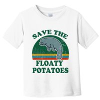 Manatee Save The Floaty Potatoes Funny Chubby Mermaid Toddler T-Shirt