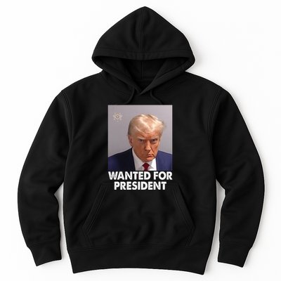 Mug Shot Trump Wanted For President Hoodie