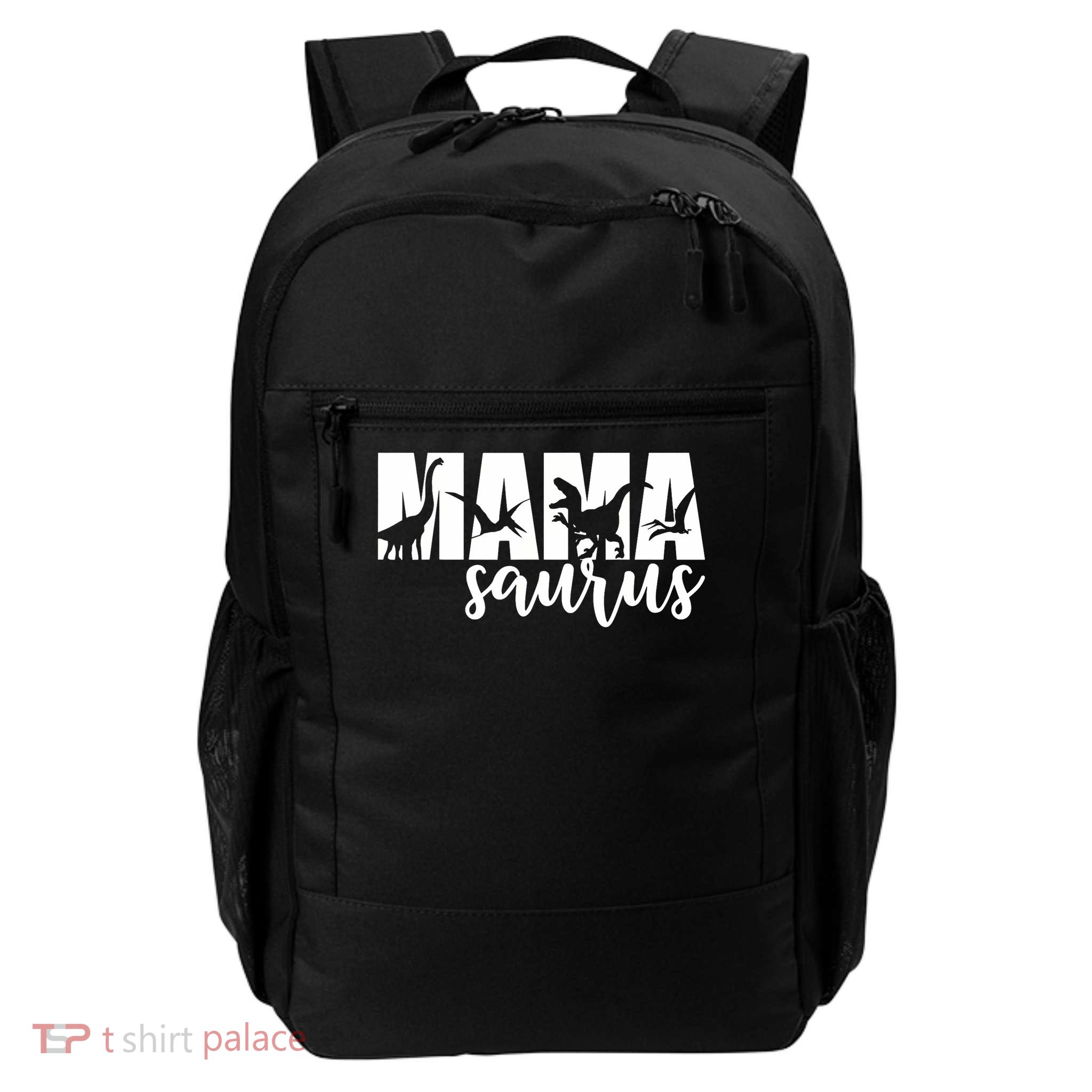 Mama Saurus T Rex Dinosaur Funny Mama Saurus Mother's Day Daily Commute Backpack