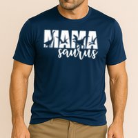 Mama Saurus T Rex Dinosaur Funny Mama Saurus Mother's Day Cooling Performance Crew T-Shirt