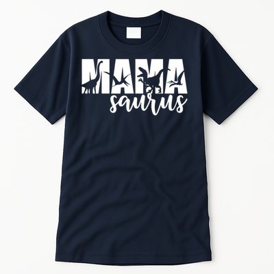 Mama Saurus T Rex Dinosaur Funny Mama Saurus Mother's Day Tall T-Shirt