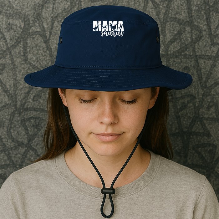 Mama Saurus T Rex Dinosaur Funny Mama Saurus Mother's Day Bucket Hat