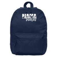 Mama Saurus T Rex Dinosaur Funny Mama Saurus Mother's Day 16 in Basic Backpack