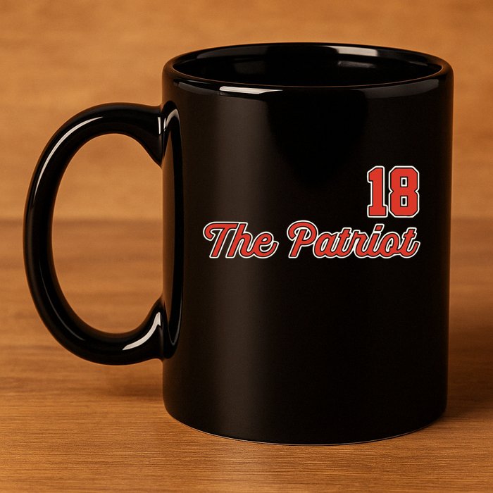 Matthew Slater The Patriot Captain 18 11oz C Handle Ceramic Mug