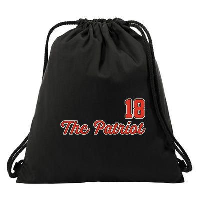 Matthew Slater The Patriot Captain 18 Drawstring Bag