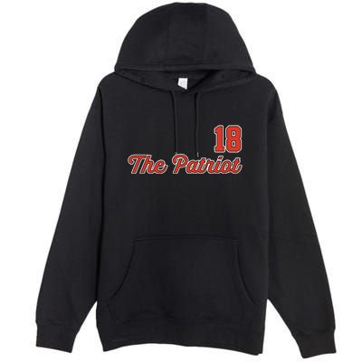Matthew Slater The Patriot Captain 18 Premium Pullover Hoodie