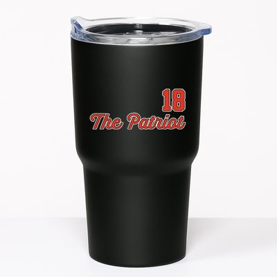 Matthew Slater The Patriot Captain 18 Tumbler