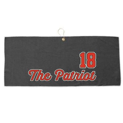 Matthew Slater The Patriot Captain 18 Large Microfiber Waffle Golf Towel