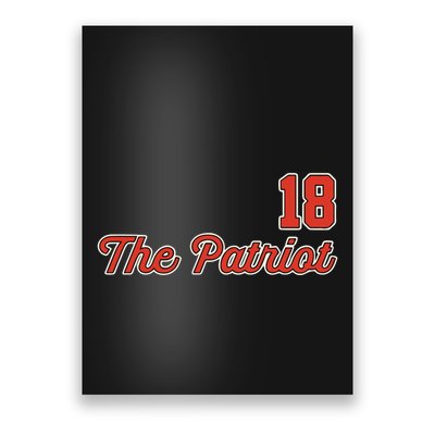 Matthew Slater The Patriot Captain 18 Poster