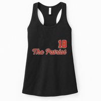 Matthew Slater The Patriot Captain 18 Womens Tank Top