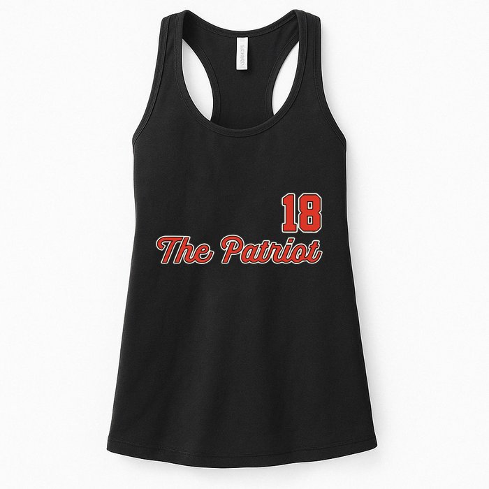 Matthew Slater The Patriot Captain 18 Womens Tank Top