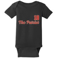 Matthew Slater The Patriot Captain 18 Baby Bodysuit