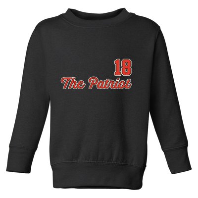 Matthew Slater The Patriot Captain 18 Toddler Sweatshirt