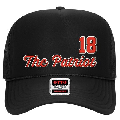 Matthew Slater The Patriot Captain 18 Trucker Hat