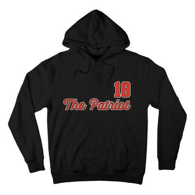 Matthew Slater The Patriot Captain 18 Tall Hoodie